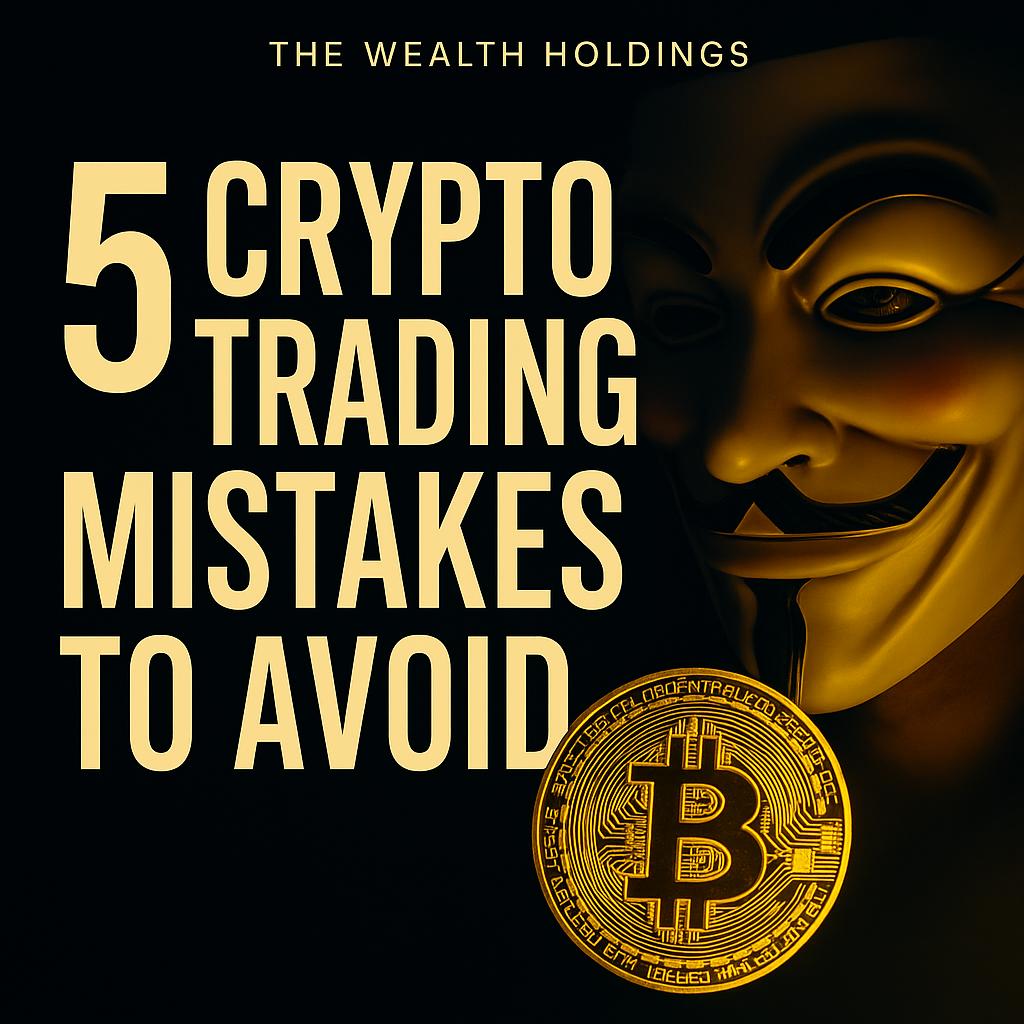 Common crypto trading mistakes infographic
