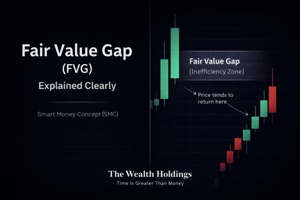 Fair Value Gap explained showing price imbalance in financial markets