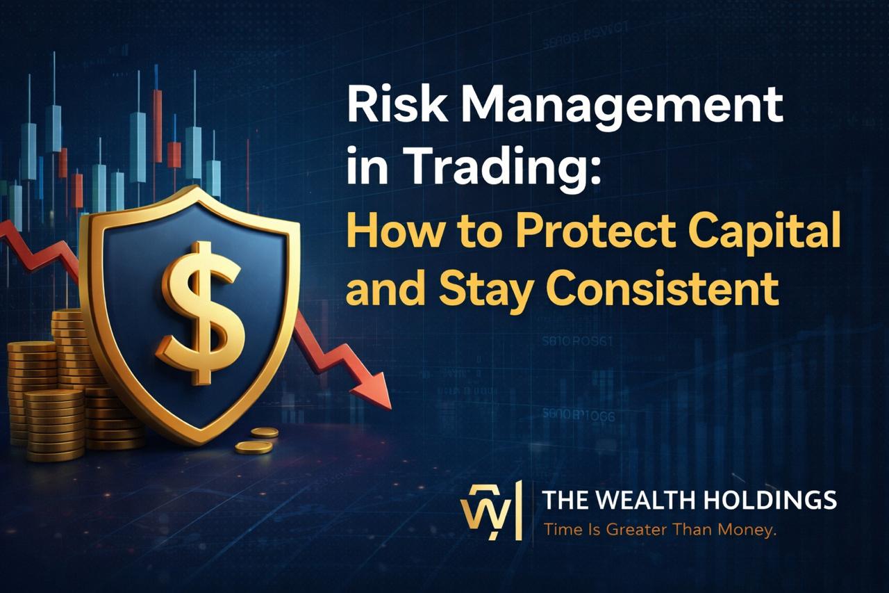 Risk management in trading showing capital protection and long-term consistency