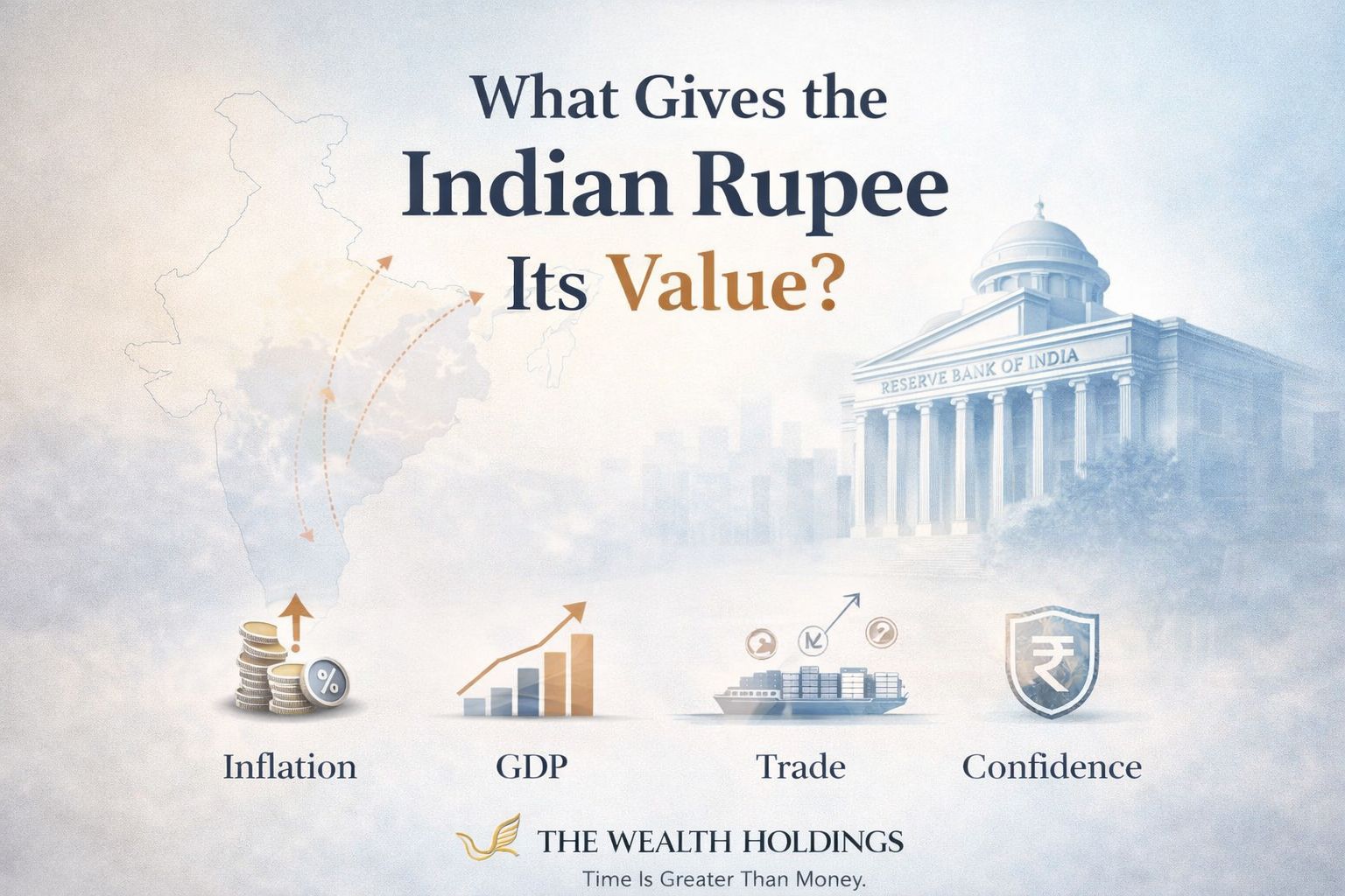 What gives the Indian Rupee its value explained through economic stability, trust, and monetary control