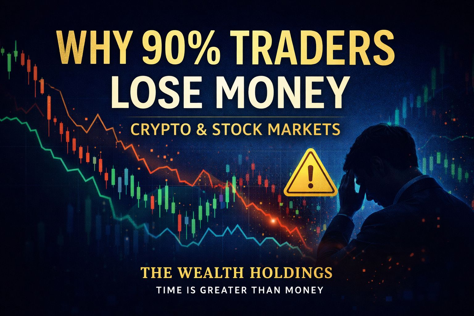 Why 90% of traders lose money in crypto and stock markets